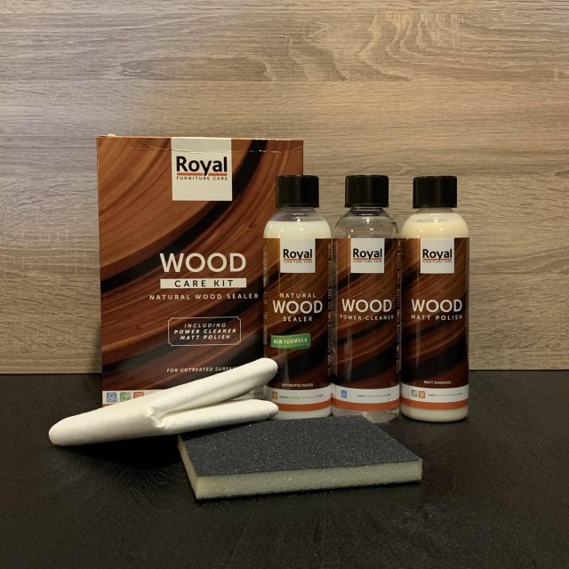 Royal Furniture Care Natural Wood Sealer Care Kit voor onbehandelde houtsoorten
