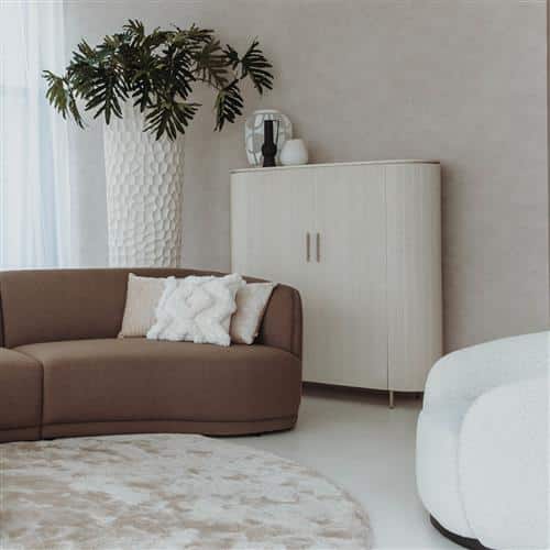 Tower Living opbergkast Corbetta 135x45x145 cm mangohout
