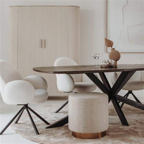 Tower Living opbergkast Corbetta 145x45x190 cm mangohout