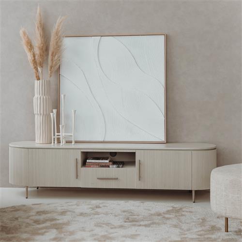 Tower Living tv meubel Corbetta 185x45x45 cm mangohout