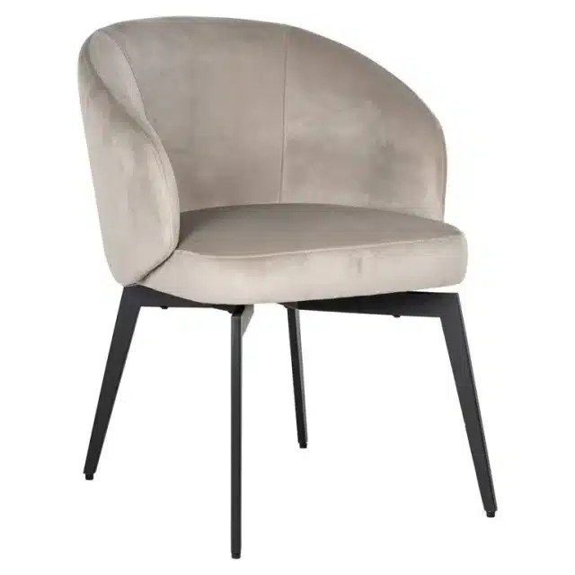 Richmond Interiors eetkamerstoel Amphara khaki