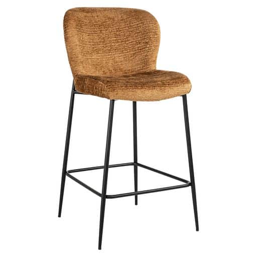 Richmond Interiors barstoel Darby laag cognac
