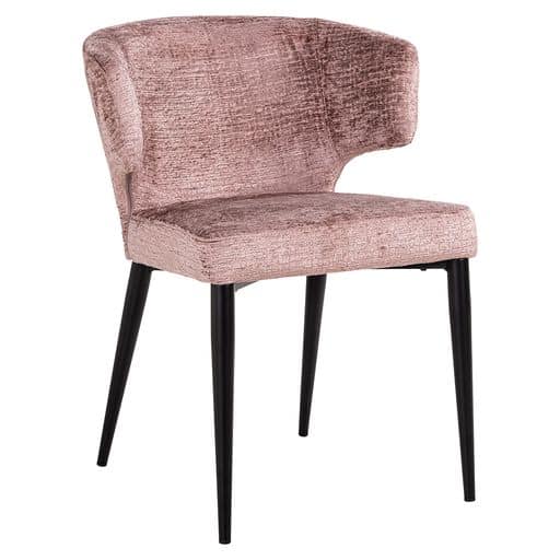 Richmond Interiors eetkamerstoel Taylor met arm roze
