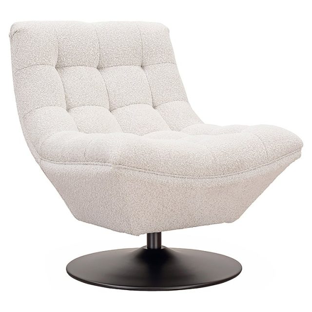 Richmond Interiors draaifauteuil Sydney wit