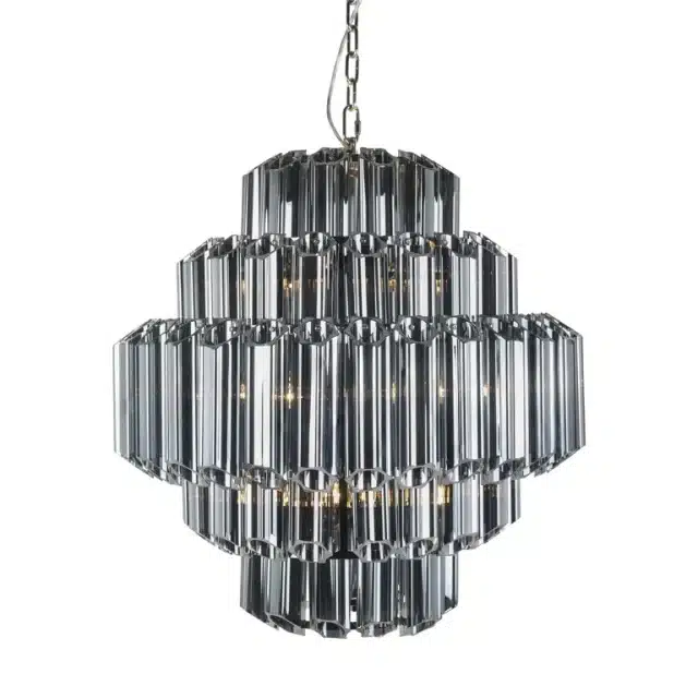 Richmond Interiors hanglamp 67x67x70 cm Yara glas