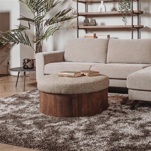 Tower Living salontafel Ossana 80x80x40 cm mangohout
