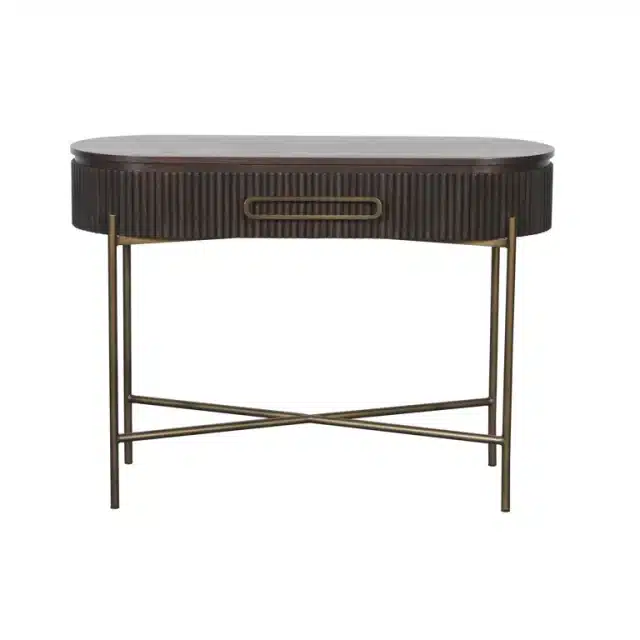 Richmond Interiors wandtafel Luxor 110x40x80 cm eiken