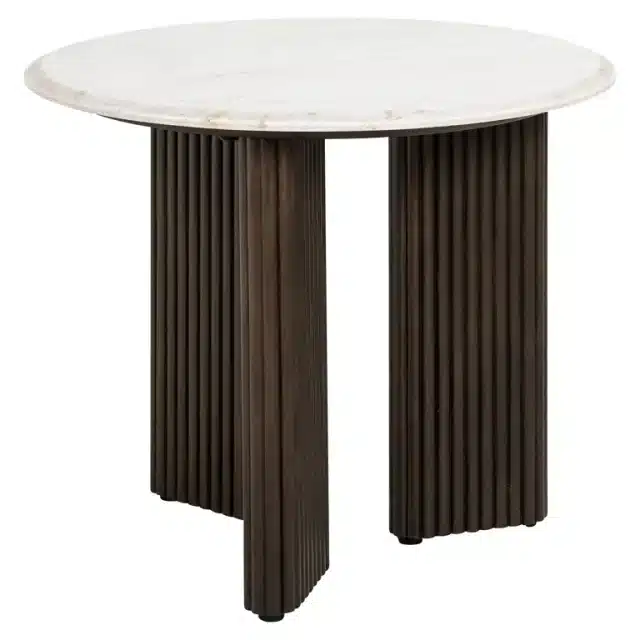 Richmond Interiors bijzettafel Mayfield 40x40x61 cm marmer