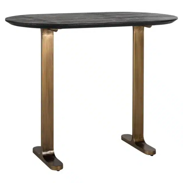 Richmond Interiors bartafel Revelin 140 cm ovaal mangohout