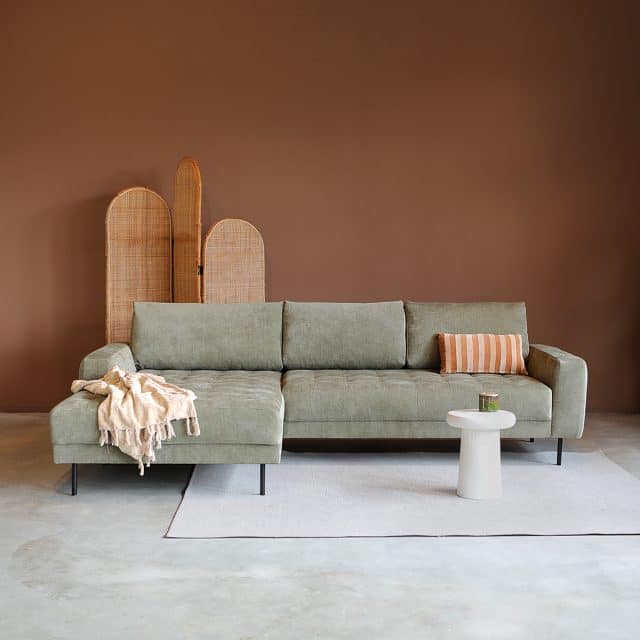 PEPP Interiors loungebank Oreo lounge links groen