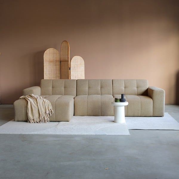 PEPP Interiors loungebank Wave chaise lounge links bruin