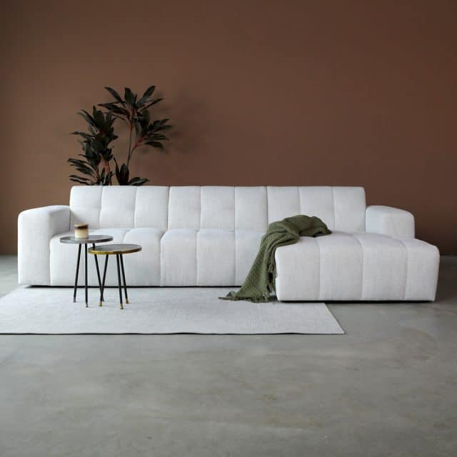 SHOWMODEL PEPP Interiors Loungebank Wave lounge rechts wit