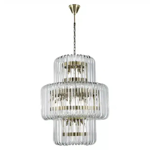 Richmond Interiors hanglamp 80x80x107 cm Chenna glas