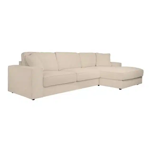 Richmond Interiors loungebank Santos 2,5 zits + Lounge rechts beige