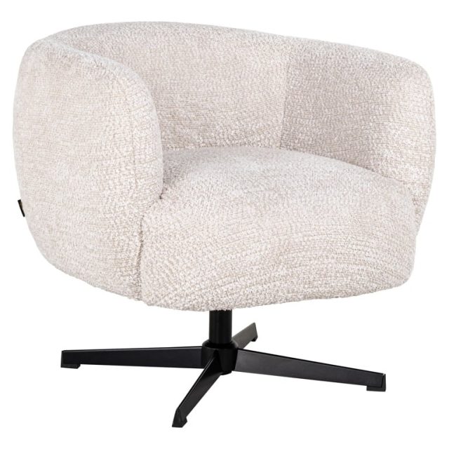 Richmond Interiors draaifauteuil Estelle creme