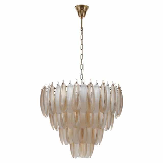 Richmond Interiors hanglamp 60x60x55 cm Chloe glas