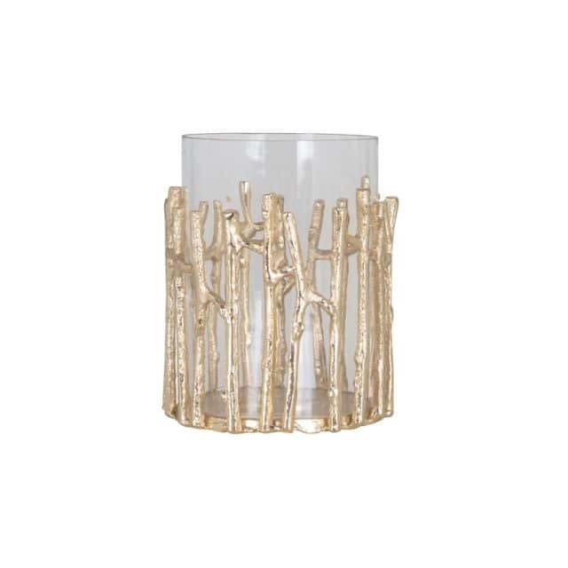 Richmond Interiors windlicht Ø15x19 cm Loretta klein goud