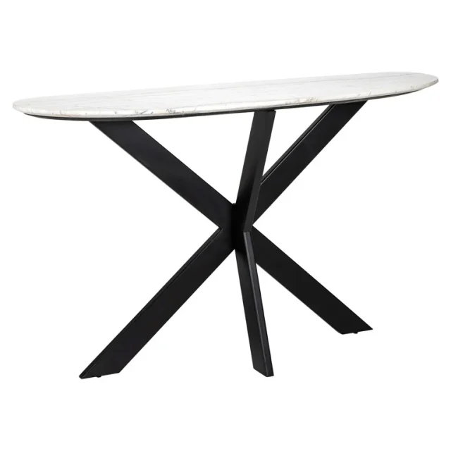 Richmond Interiors wandtafel Trocadero 132x35x76 cm marmer