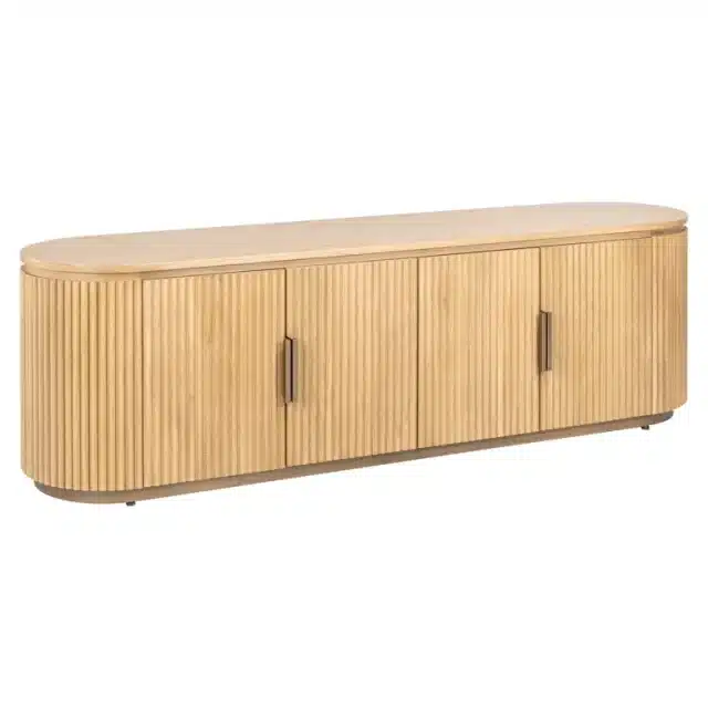 Richmond Interiors tv meubel Belfort 185x45x56,5 cm eiken