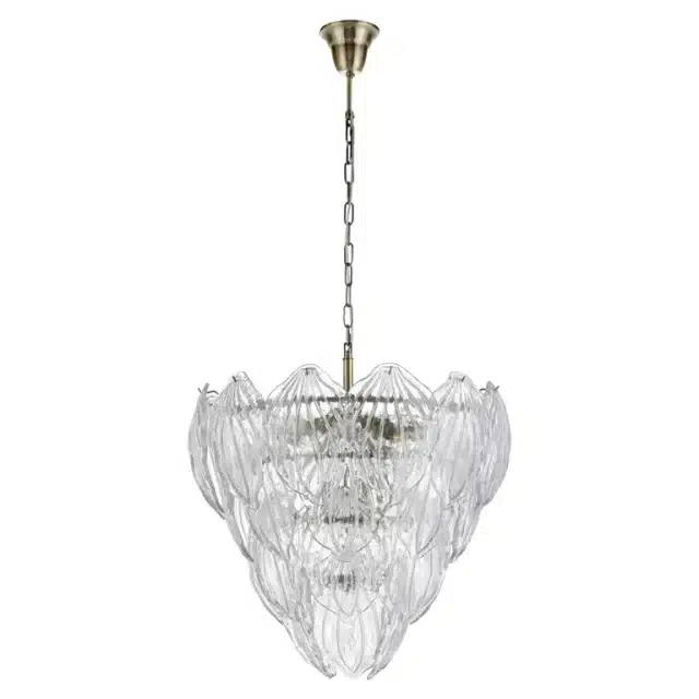 Richmond Interiors hanglamp 62x62x60 cm Clay glas