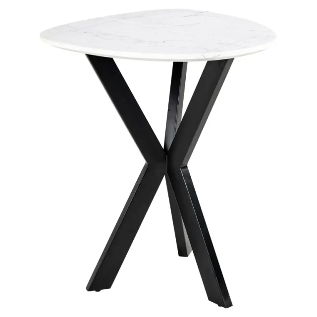 Richmond Interiors bijzettafel Trocadero 50x50x60 cm marmer