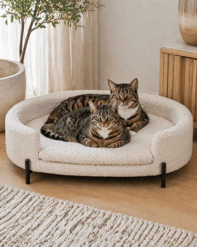 Richmond Interiors huisdierenbed Dolly white sheep