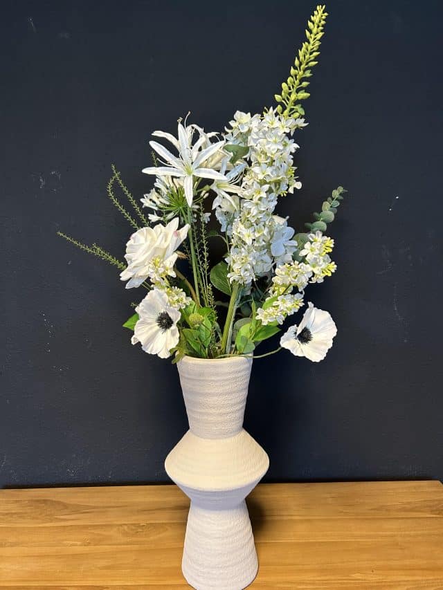 Zijdebloemen boeket 10 takken