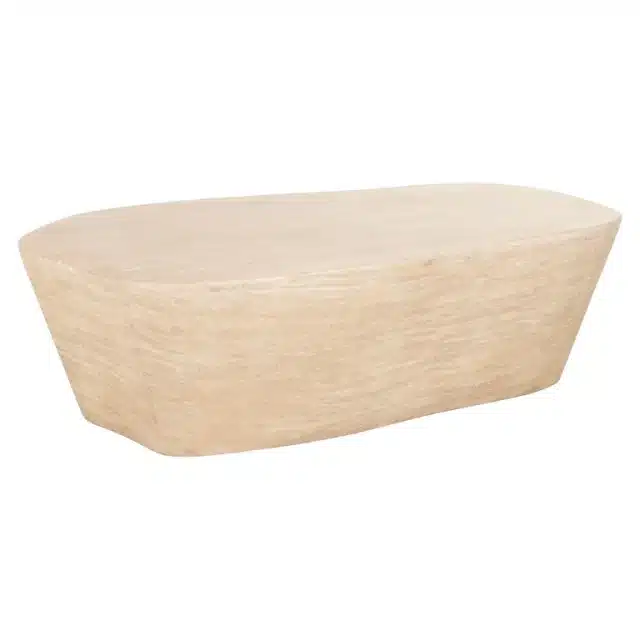Richmond Interiors salontafel Fictus 125x80x36 cm travertin
