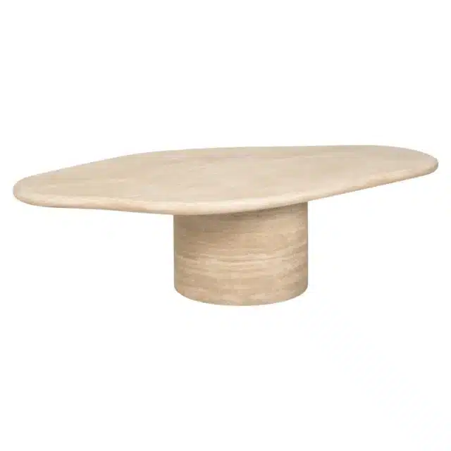 Richmond Interiors salontafel Fictus 130x80x35 cm travertin