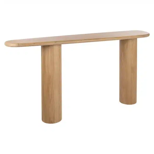 Richmond Interiors wandtafel Oakley 165x39x80 cm eiken