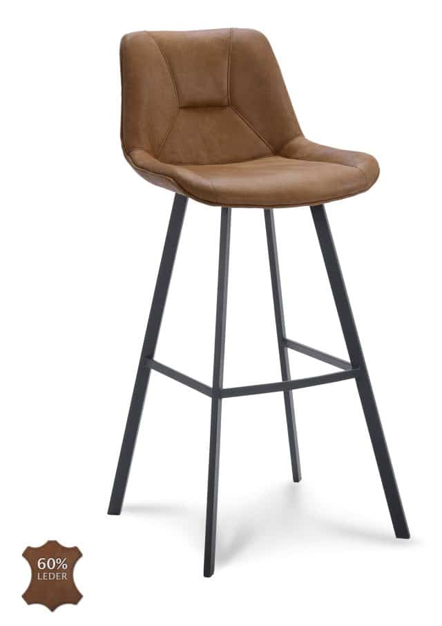 Barstoel Blake hoog Camel