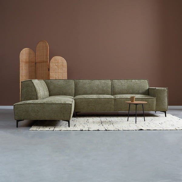 PEPP Interiors hoekbank River hoek links groen