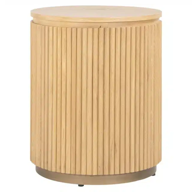 Richmond Interiors bijzettafel Belfort 85x85x39 cm eiken