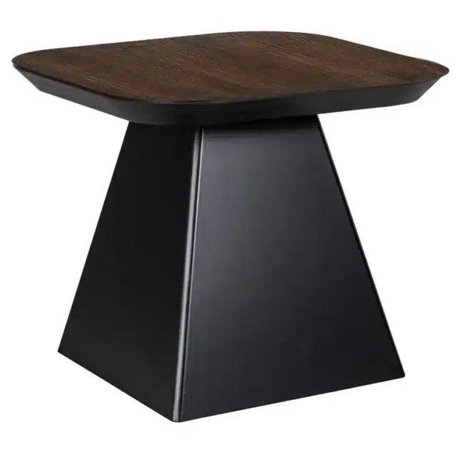 Richmond Interiors bijzettafel Bonvoy 50x50x40 cm eiken bruin