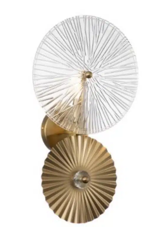 Richmond Interiors wandlamp 20x16x36 cm Otis aluminium
