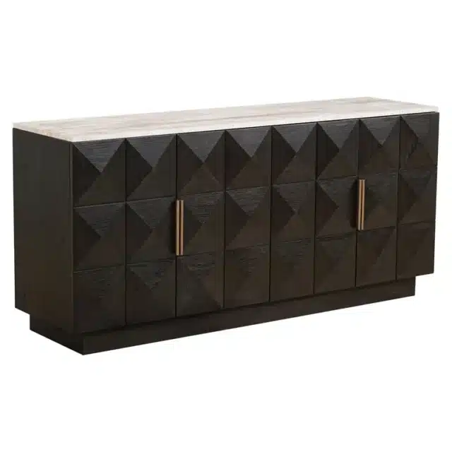 Richmond Interiors dressoir Claremont 170x44x80 cm eiken