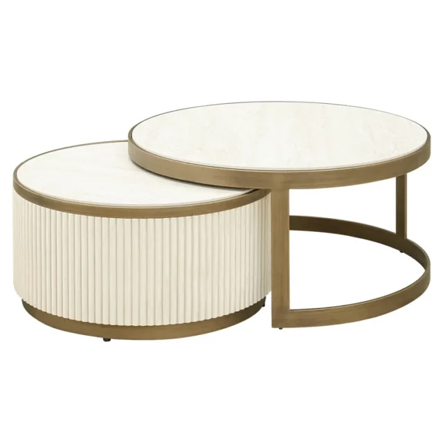 Richmond Interiors salontafel Tivoli set van 2 keramiek