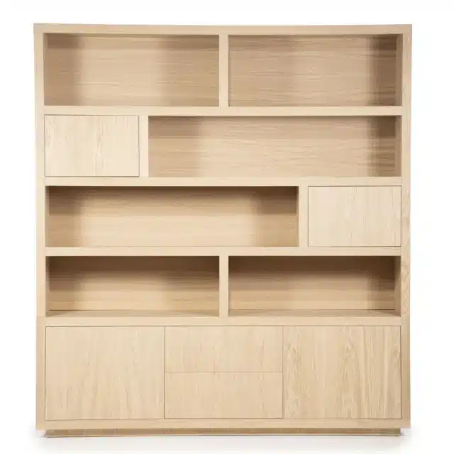 Eleonora opbergkast Helsinki 200x42x220 cm eiken naturel