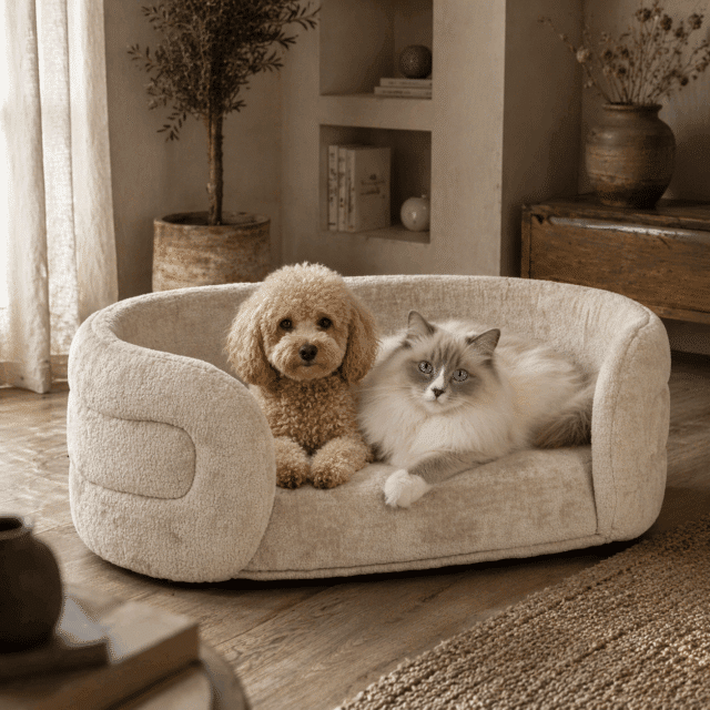 Richmond Interiors Huisdierenbed Bingo Clay Chenille