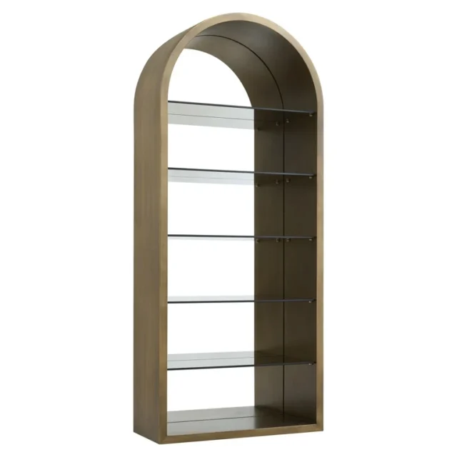 Richmond Interiors wandkast Bowic 90x38x210 cm metaal