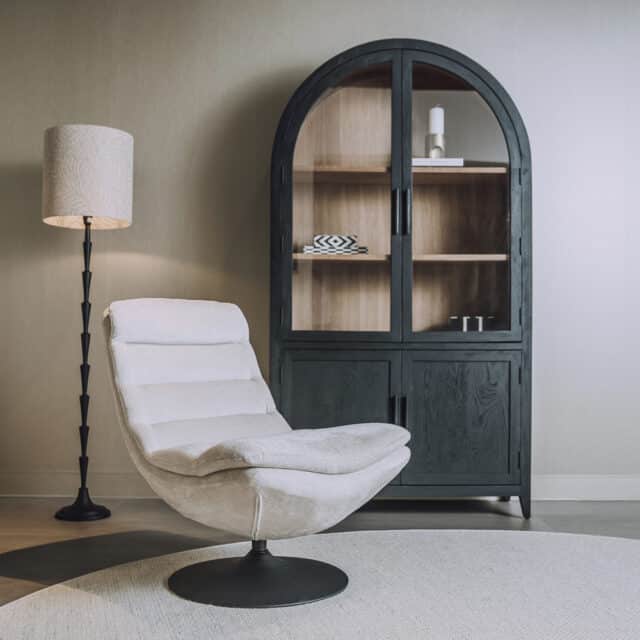 Tower Living fauteuil Marano draaibaar wit
