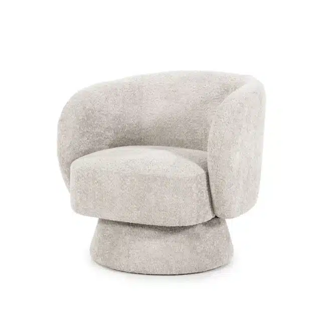 By-Boo draaifauteuil Balou met arm taupe