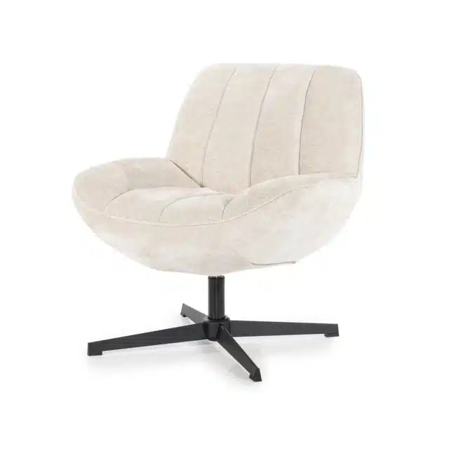 By-Boo draaifauteuil Derby beige