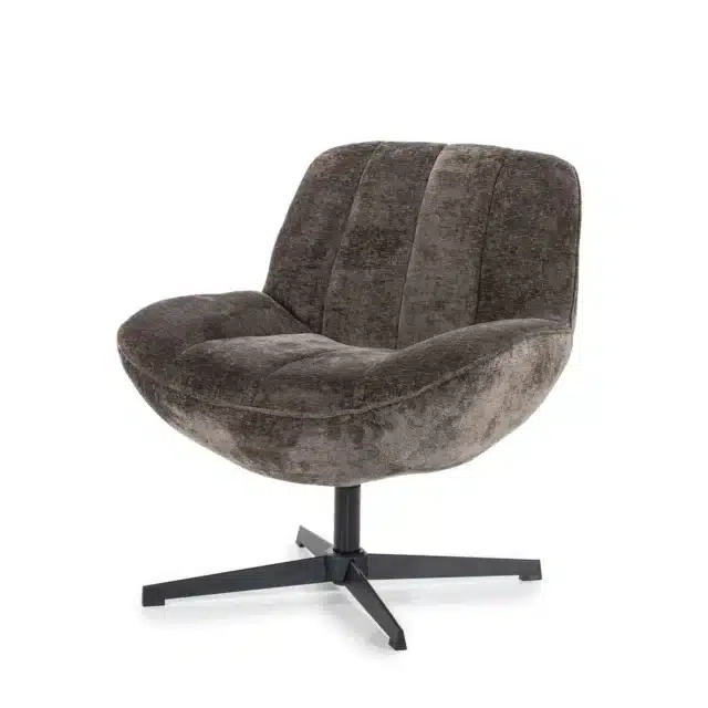 By-Boo draaifauteuil Derby bruin
