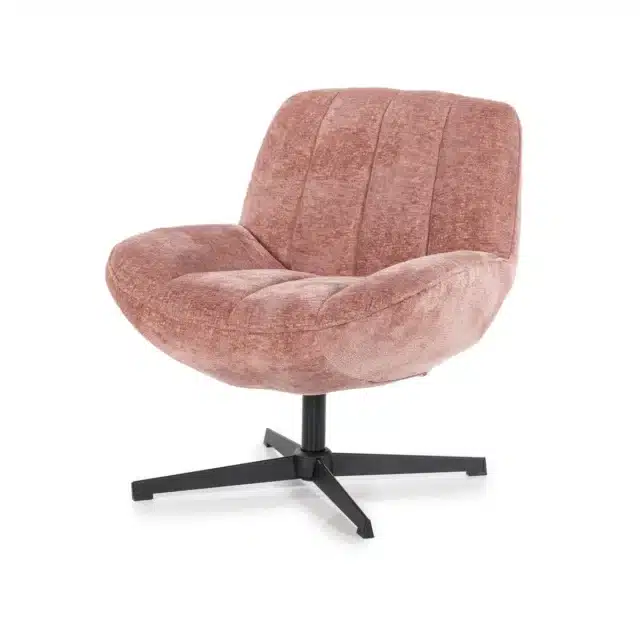 By-Boo draaifauteuil Derby roze