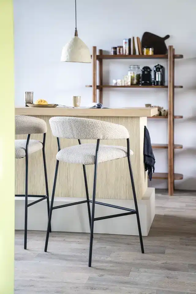 Eleonora barstoel Luka beige