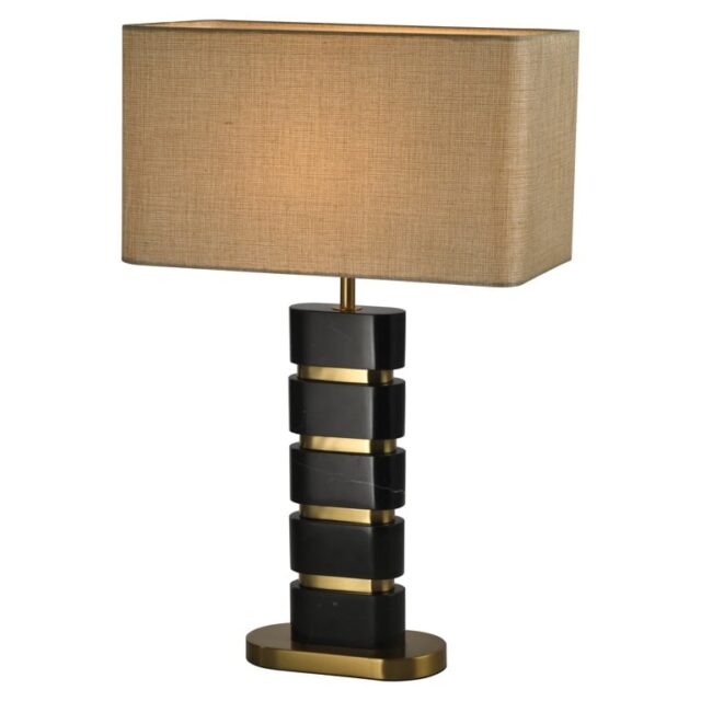 Richmond Interiors tafellamp 40x24x65 cm Levina marmer