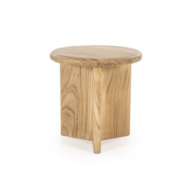 By-Boo bijzettafel Leoti 45x45x45 cm naturel mangohout