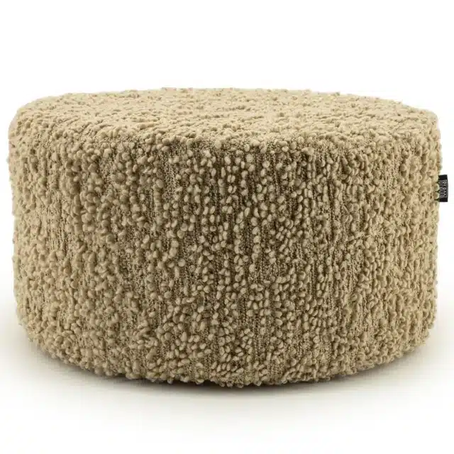 By-Boo poef Vista groot beige