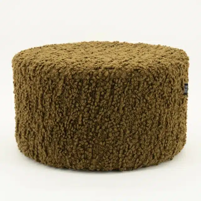 By-Boo poef Vista groot mustard